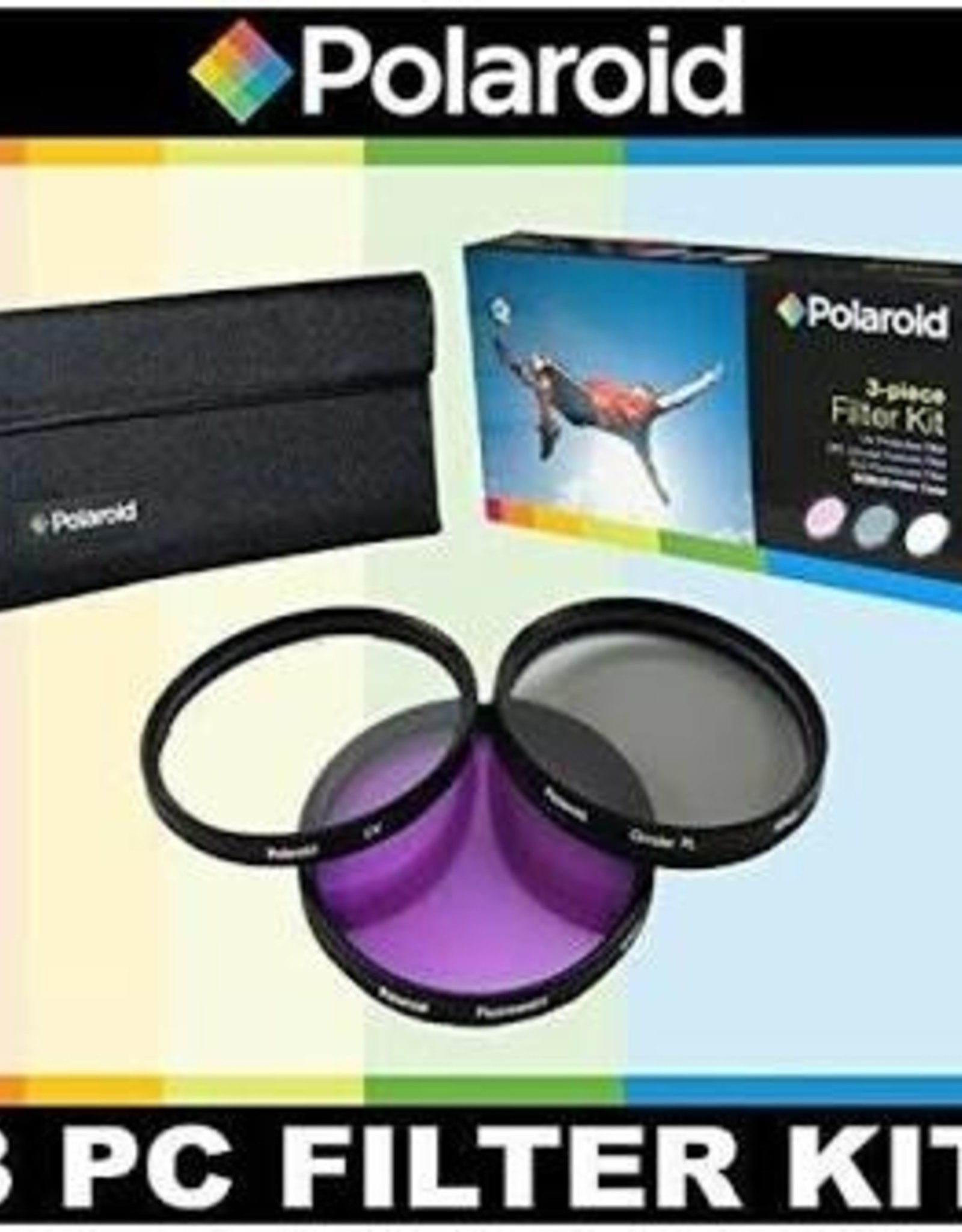 Polaroid Polaroid UV/CPL/FLD Filter Set