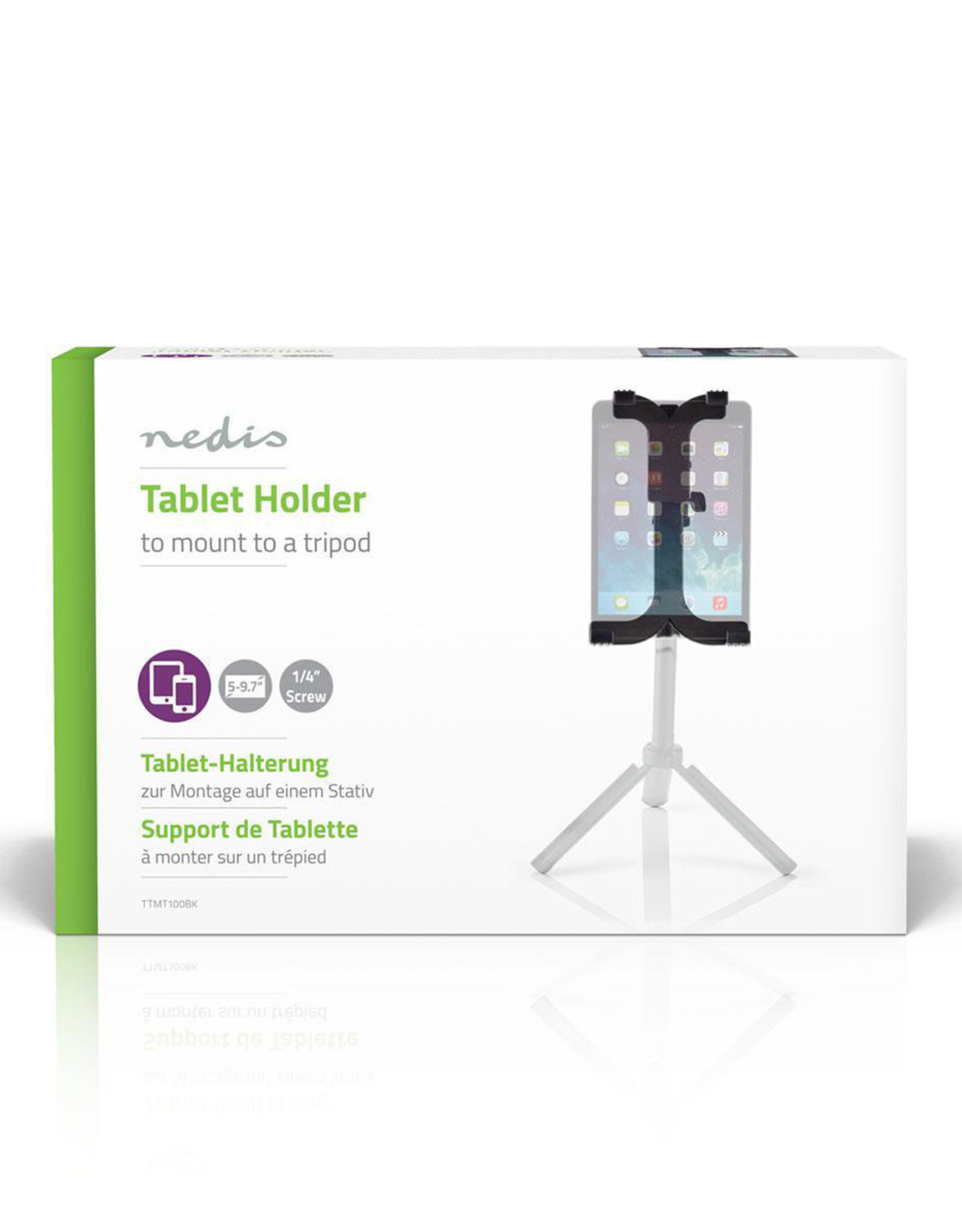 Nedis Nedis Tablet Holder - Black