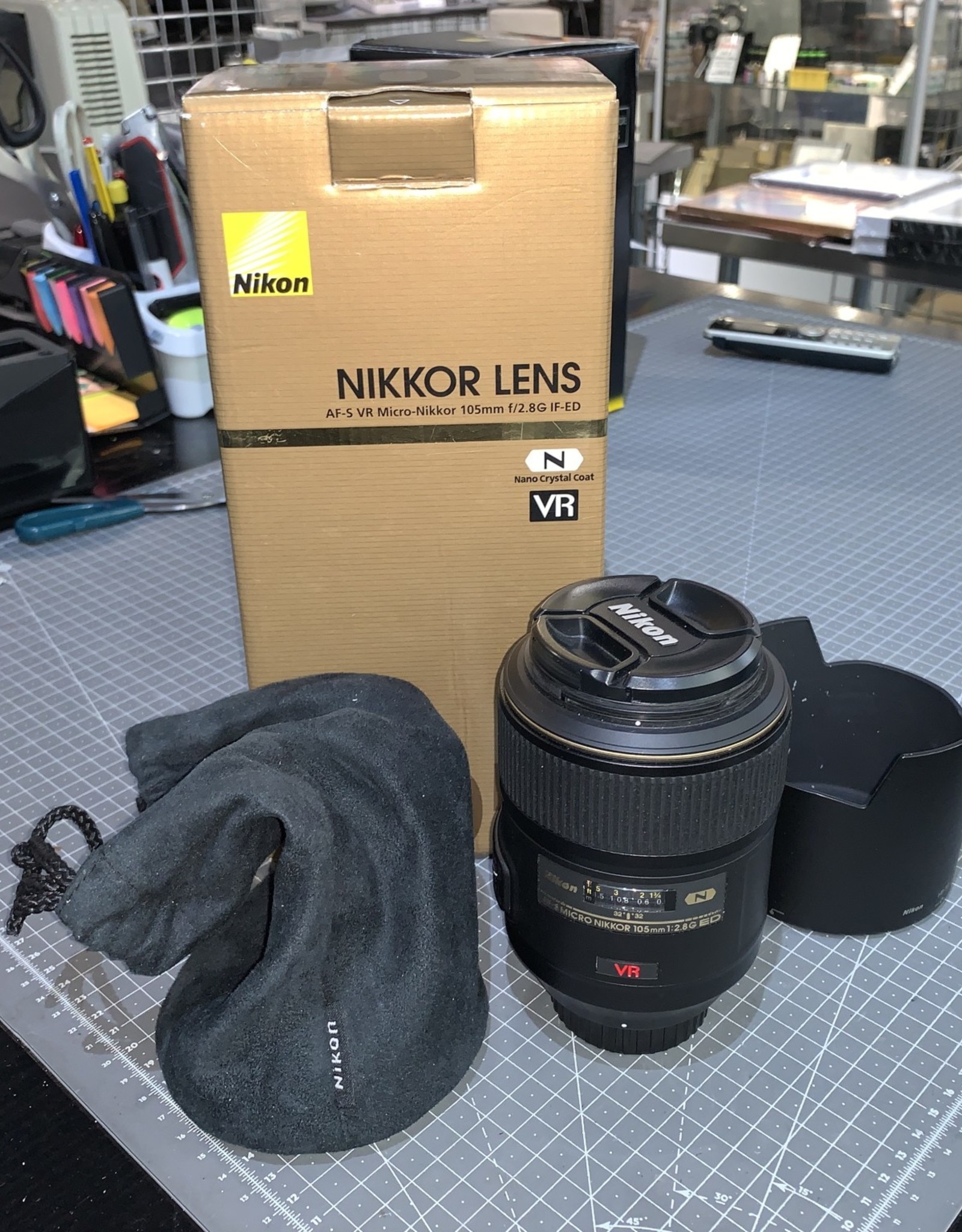 美品 Nikon AF MICRO Nikkor 105mm f 2.8 D - レンズ(単焦点)