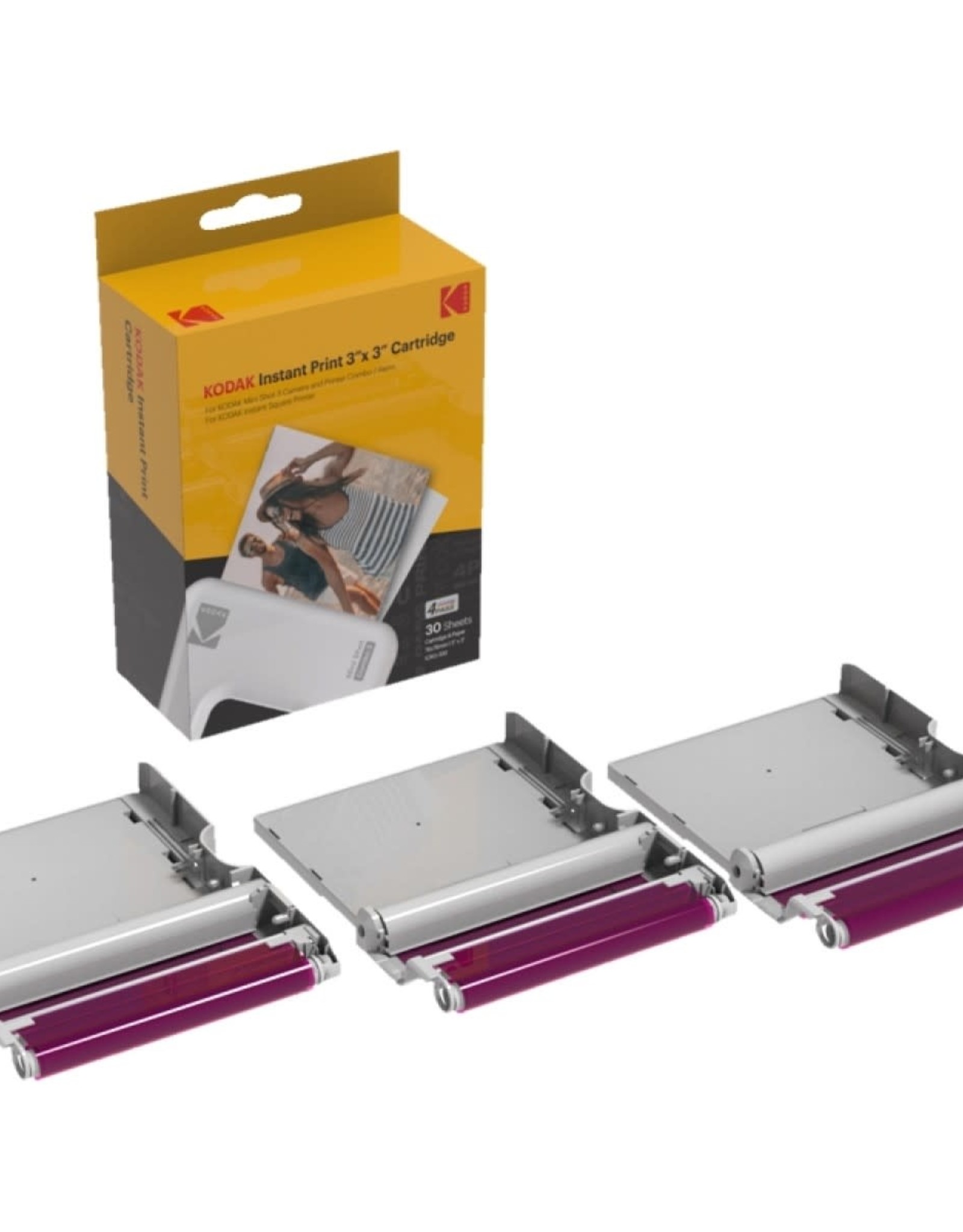 Kodak Instant Print 3x3 Cartridge For 60 Photos