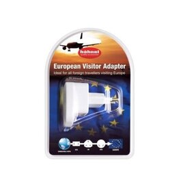 Hahnel Hahnel Euro Visitor Adapter (no earth)