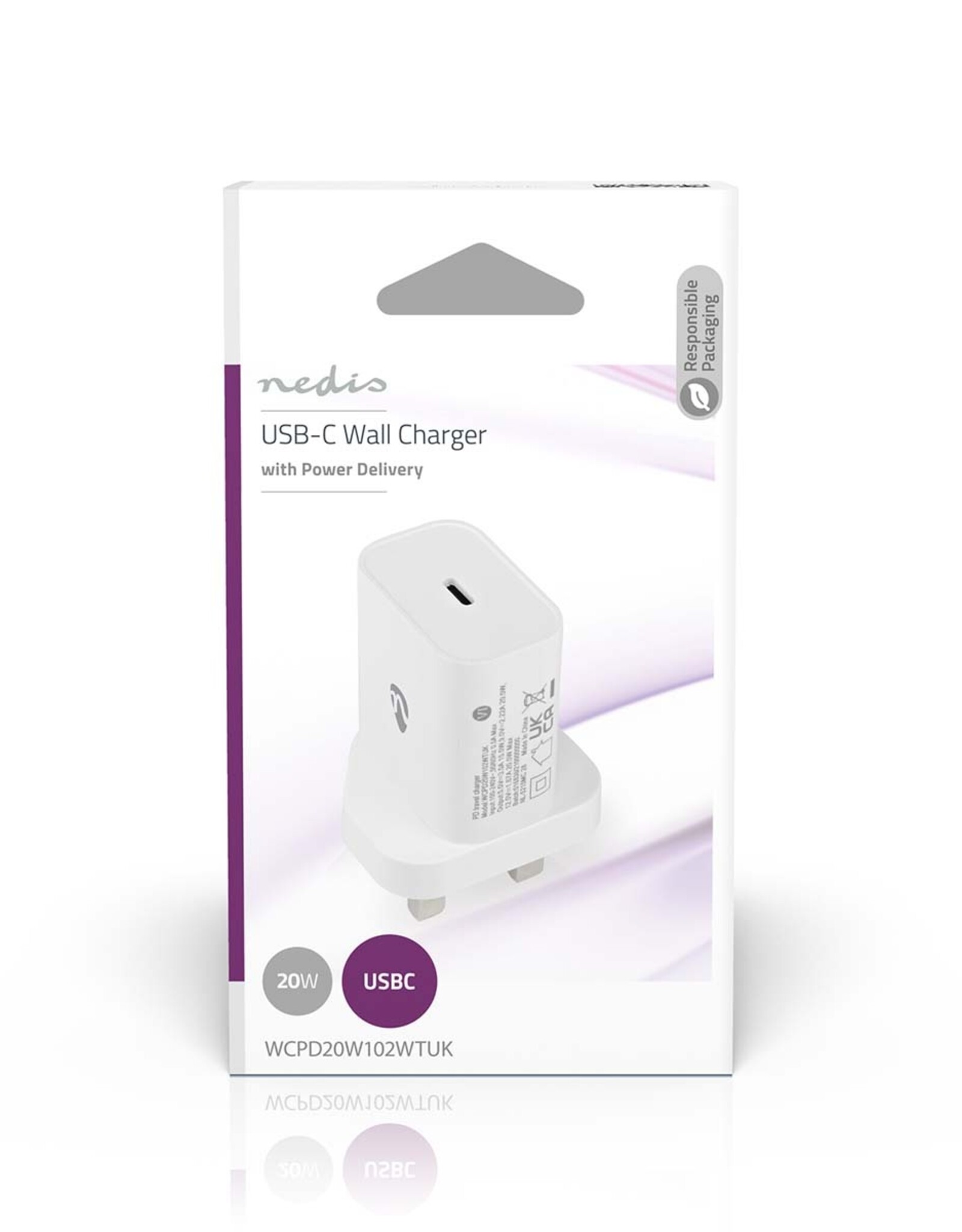 Nedis Nedis  USB-C 20W Wall Charger / Power Adapter