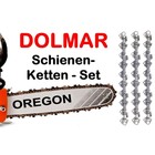 Schneidgarnitur Oregon 50cm Dolmar PS 43 > 115 + 460 > 6100 1 Schwert + 3 Sägeketten 3/8" P 72 Trgl. 1,5 Nut für Kettensäge