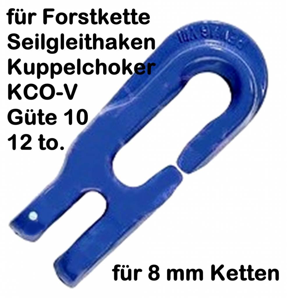 Forstkette 2,5m 4-Kant 8mm Rückekette G8 Bruchlast ca. 7,8 to. -  Motorgeräte-Tensfeld