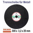 Trennscheibe für Stahl 300 x 20mm 1 Stück für Motortrennschleifer Trennschleifer