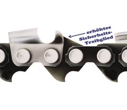 Carving u. Holzbau Sägekette Teilung 1/4" 60 Trgl. für 1,3 Nut - normales Zahndach Sicherheitsverbindungsglieder Carving u. Holzbau Sägekette Teilung 1/4" 60 Trgl. für 1,3 Nut - normales Zahndach Sicherheitsverbindungsglieder