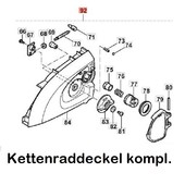Kettenraddeckel Kettenradschutz Makita UC 3020A UC 3520A UC 4020A UC elekrische Kettensäge Kettenraddeckel Kettenradschutz Makita UC 3020A UC 3520A UC 4020A UC elekrische Kettensäge
