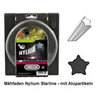 Mähfaden Oregon Nylium-Starline 3,0 mm x 15 m mit Alu-Partikel  für Motorsense / Freischneider