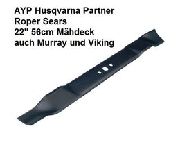 Rasenmähermesser Mulchmesser AYP /  Husqvarna / Partner  L. 553mm