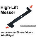 Rasenmähermesser 53cm Oleo-Mac emak Flügelmesser 21" Messerlänge 525mm 4-er Stern G55VBX