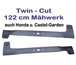 Rasenmähermesser Castel-Garden Twin-Cut 122cm Unterschliff a Stiga Honda Viking