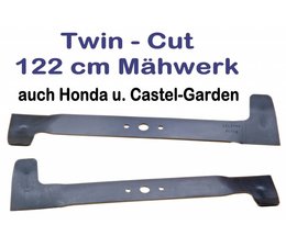 Rasenmähermesser Castel-Garden Twin-Cut 122cm  Schliff oben