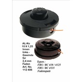 Freischneider Fadenkopf Alko FRS / BC 410  4135  4535  Motorsense Tap-N-Go 2,4mm