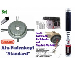 Freischneider Fadenschneider / Mähkopf / Fadenkopf Oregon  Standard + 50 Square-Faden 3.75mm Motorsense