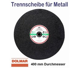 Trennscheibe für Stahl - Trennarbeiten 1 Stück 400 x 20mm für Motortrennschleifer Trennschleifer u. Motorflex