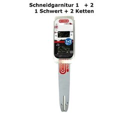 Schneidgarnitur Solo Schwert 38cm 2 Ketten 3/8 Kettensäge 662 667 680