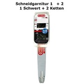 Schneidgarnitur Husqvarna Schwert 45cm 2 Ketten 3/8 Kettensäge 61 65 66 77 70 160 162 181 185 260