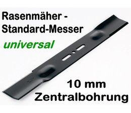 Rasenmähermesser Flügelmesser L. 46 cm univ. bei 9,5 o.10mm Aufnahme Zentrierung