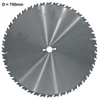 Kreissägeblatt 750mm Hartmetall Zähne 46 Blattstärke 4,5 Bohrung 30 Zahnform LFZ