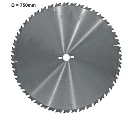 Kreissägeblatt 750mm Hartmetall Zähne 46 Blattstärke 4,5 Bohrung 30 Zahnform LFZ