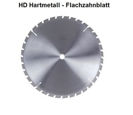 Kreissägeblatt 500mm Hartmetall Zähne 36 Blattstärke 2,8 Bohrung 30 Flachzahn mit Fase