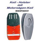 Forst Holster Keilholster Keiltasche Hakenwerkzeuge mit Motorsägen Schnittkeil Nordforest