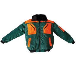 Forstjacke Forst - Allwetterjacke Fahrerjacke Piloten Jacke 4 in 1 für Winter und Sommer umrüstbar Größe XXXL