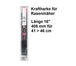 Vertikutiermesser Kraftharke 16" für 41 > 46 cm Schnittbreite Mittelzentrierung + MTD Rasenmäher mit kleinem Stern