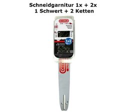 Schneidgarnitur für Oleo-Mac Kettensäge Schwert 45cm + 2 Ketten 0.325" 942 946 947 951 952 956 962  965