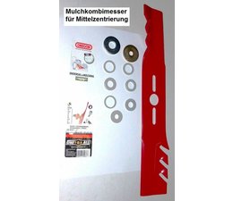 Oregon Rasenmähermesser 40 cm Mulchmesser universal bei Anwendbarkeit der Pass-Scheiben + kl. MTD Stern