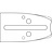 Schwert 33cm für Husqvarna Oregon ControlCut Aluminium Core 0.325" 1,5mm Nut