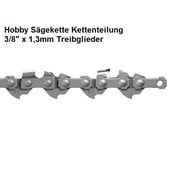 Sägekette Kettensäge für 30cm Schwert 3/8" Hobby 46 Trgl. 1,3mm Nut