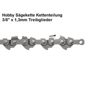 Sägekette Kettensäge für 45cm Schwert 3/8" Hobby 60 Trgl. 1,3mm Nut