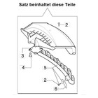 Schutz Schutzhaube Fadenschneider Freischneider Oleo-Mac 433 740 746 750 753 755 S + T + Master Anschlagschutz emak