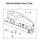 Schutz Schutzhaube mit  Fadenschneider Freischneider Oleo-Mac BC 22  220  24  240  241  270 Freischneider Anschlagschutz emak