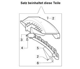 Schutz Schutzhaube Fadenschneider Freischneider efco  8250 8300 8350 8355 8400 8405 8425 8465 8510 8515 8535 Anschlagschutz emak