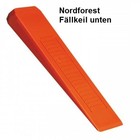 Forstkeil Fällkeil Gr. 3 Schnittkeil Keil aus Spezial- Kunststoff Nordforest L. 300 B. 90 H. 30 mm
