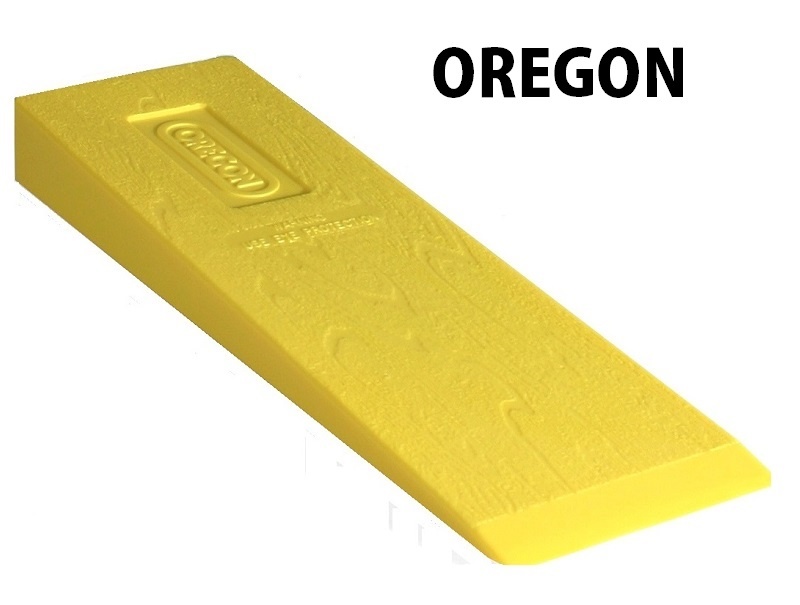 OREGON Kunststoffkeil Forst Fällkeil 140 mm länge, Forstkeil, Schnittkeil,  Motorsägenkeil, Forstkeil