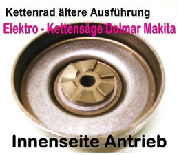 Kettenrad 3/8"  Makita UC3000 UC3001A UC3003A UC3500 UC3501A UC3503A UC4000 Elektro Kettensäge