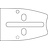 Schwert 50cm Echo 3/8" Profi Kettenteilung 1,3 Nutbreite Sägekette 70 Trgl. mit Sternspitze