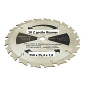 Rodungssägeblatt Hartmetall Sägeblatt 250 x 25,4 Bo. x 1,8mm 20 Zahn 3,0mm für Freischneider + Motorsense große Räumer