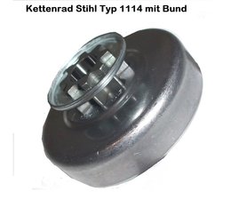 Kettenrad 3/8" Stihl 020 Typ 1114 Spurkettenrad für Kettensäge