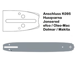 Schwert 38cm 0.325" 1,3mm Nutbreite für Husqvarna von Bison