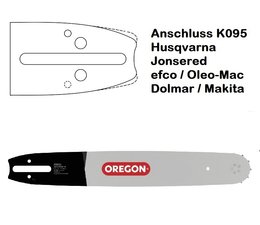 Schwert 38cm 0.325" 1,3mm Nutbreite für Husqvarna Oregon SpeedCut