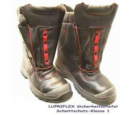 Schnittschutzstiefel Gr.40 Leder Schnittschutz Kl.1 FPA Kwf Eco-Hunter / Lupriflex