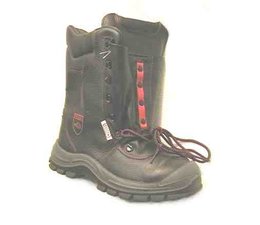 Schnittschutzstiefel Gr. 45 Leder Modell Zeder von Craftland / Lupriflex wie Eco-Hunter Schnittschutz Kl.1