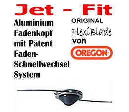 Mähkopf / Fadenkopf Oregon Jet-Fit -2- für Freischneider / Motorsense auf der Messerspannscheibe zu montieren