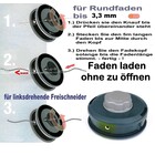 Fadenkopf Husqvarna 122 123 125 128 Gewinde 10 x 1,25 li. Innen Fadenkopf Husqvarna 122 123 125 128 Gewinde 10 x 1,25 li. Innen
