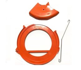 Schutz Schutzhaube Alu Anschlag für Freischneider Sägeblatt 225mm Stihl FS 400 > FS 480