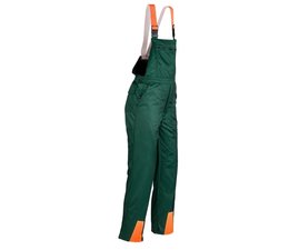 Schnittschutzhose Bauch - Gr. 57 Latzhose mit Schnittschutz A vorn Klasse 1 bis 20m/s